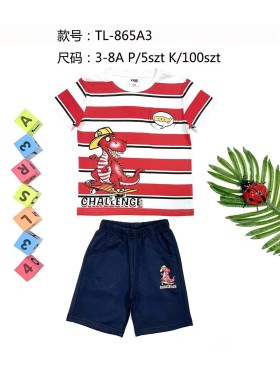 Komplet dzieciece rozm 3-8 lat, paczka 5szt,1 kolor