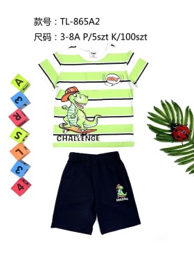 Komplet dzieciece rozm 3-8 lat, paczka 5szt,1 kolor