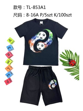 Komplet dzieciece rozm 8-16 lat, paczka 5szt,1 kolor