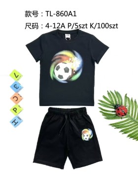 Komplet dzieciece rozm 4-12 lat, paczka 5szt,1 kolor