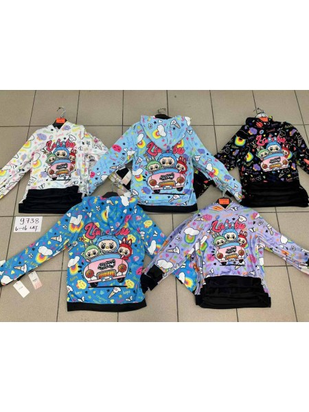 Bluza dzieciece rozm 6-16 lat, paczka 6szt,1 kolor
