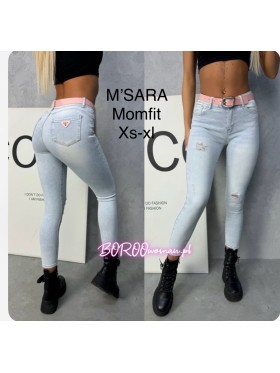 Jeansy damskie M'sara, size xs-xl paczka 12szt,
