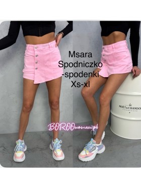Spódnica krótka Jeansowa damska M'sara, size xs-xl paczka 10szt,