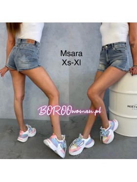 Spodenki jeansowe damskie M'sara, size xs-xl paczka 10szt,