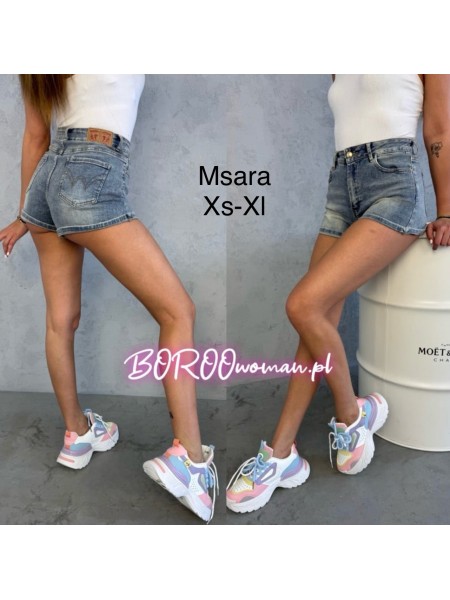 Spodenki jeansowe damskie M'sara, size xs-xl paczka 10szt,