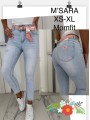 Jeansy damskie M'sara, size xs-xl paczka 12szt,