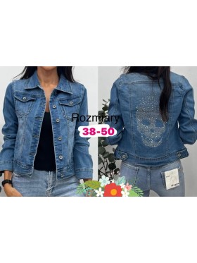 Kurtki Jeansowe damskie  , size 38-50paczka 7szt,