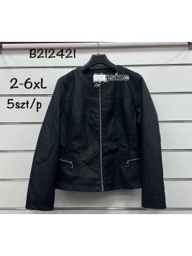 Kurtki skórzane damskie, Size 2-6xl,paczka 5szt,1 kolor