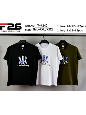 Bluzki meska rozm M-3XL lat, paczka 12szt,mix kolor