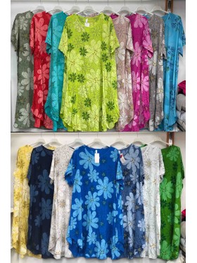 Sukienki damskie Włoski ,size uni  ,paczka 6szt mix kolor