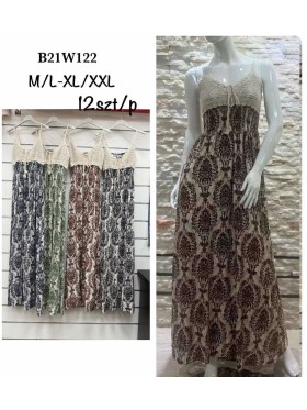 Sukienki damskie, Size m-2xl,paczka 12szt,mix kolor