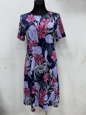 Sukienki damskie Polskie, Size 44-52, paczka 5szt 1 kolor
