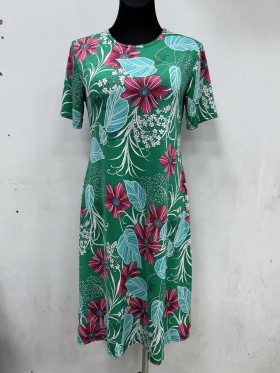 Sukienki damskie Polskie, Size 44-52, paczka 5szt 1 kolor