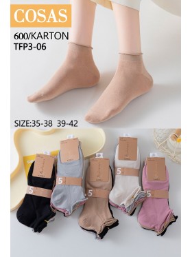 SKARPETY / STOPKI DAMSKIE .SIZE: 35-42, (40PAR/PACZKA) KOLOR JAK NA ZDZIĘCIU