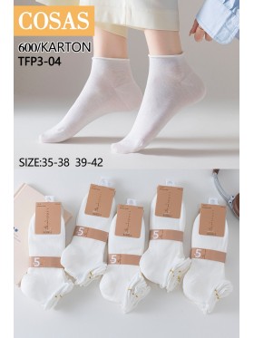 SKARPETY / STOPKI DAMSKIE .SIZE: 35-42, (40PAR/PACZKA) KOLOR JAK NA ZDZIĘCIU