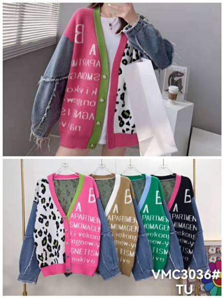 Swetry damskie , Size uni,paczka 6szt,mix kolor