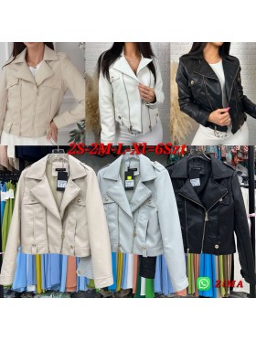 Kurtki skórzane damskie  , Size s-xl,paczka 6szt,1 kolor