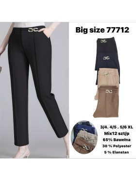 Spodnie damskie , size 3-6XL paczka 12szt,MIX  kolor