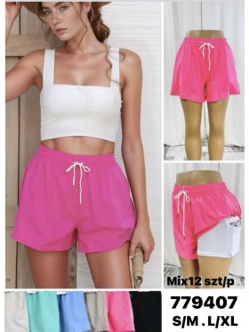 Spodenki damskie , size S-XL paczka 12szt,MIX  kolor