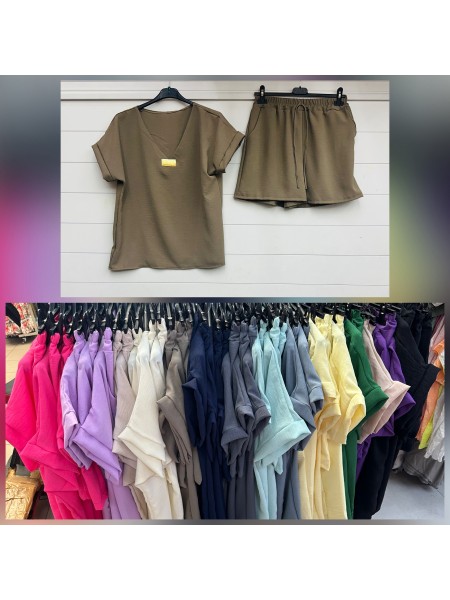 Komplety damskie  Włoskie, size UNI paczka 6szt,MIX  kolor
