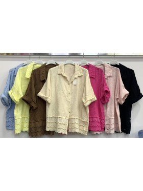 Bluzki damskie wloskie, Size uni,paczka 6szt,mix kolor