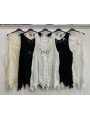Bluzki damskie wloskie, Size uni,paczka 6szt,mix kolor