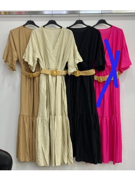 Sukienki damskie wloskie, Size uni,paczka 6szt,mix kolor