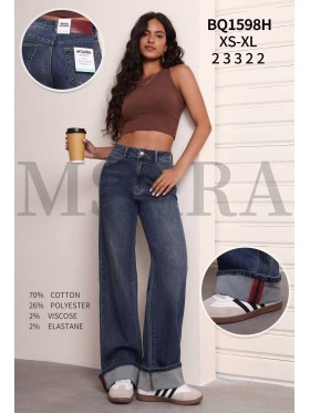Jeansy damskie M'sara , size xs-xl paczka 12szt,