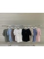 Bluzki damskie wloskie, Size uni,paczka 6szt,mix kolor