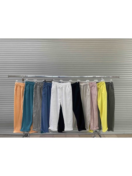 Spodnie damskie wloskie, Size uni,paczka 6szt,mix kolor