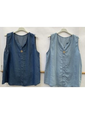 Bluzki damskie wloskie, Size uni,paczka 6szt,mix kolor