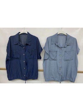 Bluzki damskie wloskie, Size uni,paczka 6szt,mix kolor