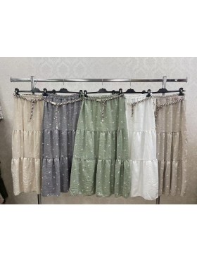 Spódnica damskie wloskie, Size uni,paczka 6szt,mix kolor