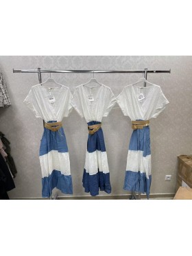 Sukienki damskie wloskie, Size uni,paczka 6szt,mix kolor