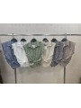 Bluzki damskie wloskie, Size uni,paczka 6szt,mix kolor