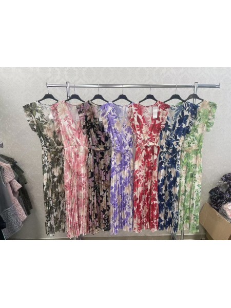 Sukienki damskie wloskie, Size uni,paczka 6szt,mix kolor