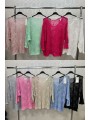 Bluzki damskie wloskie, Size uni,paczka 6szt,mix kolor