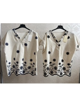 Bluzki damskie wloskie, Size uni,paczka 6szt,1kolor
