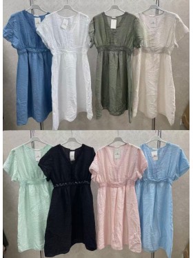 Sukienki damskie wloskie, Size uni,paczka 6szt,mix kolor