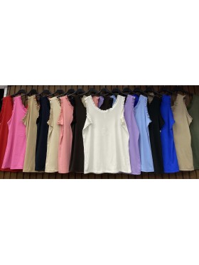 Bluzki damskie wloskie, Size uni Duzy,paczka 6szt,mix kolor