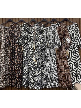 Sukienki damskie wloskie, Size uni,paczka 6szt,mix kolor
