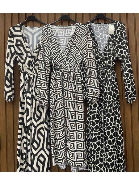 Sukienki damskie wloskie, Size uni,paczka 6szt,mix kolor