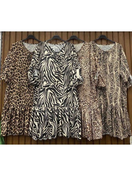 Sukienki damskie wloskie, Size uni,paczka 6szt,mix kolor