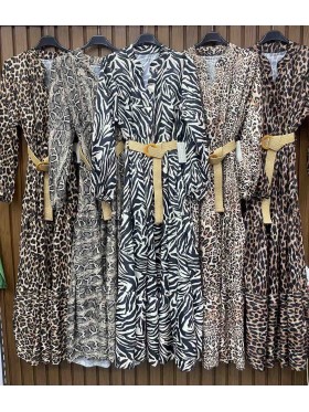 Sukienki damskie wloskie, Size uni,paczka 6szt,mix kolor