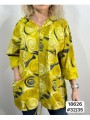 Bluzy damskie wloskie, Size uni,paczka 6szt,mix kolor