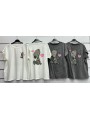 Bluzki damskie wloskie, Size uni,paczka 6szt,mix kolor