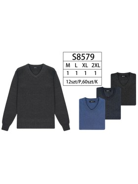 Swetry  MĘSKA , Size m-2xl,paczka 12szt,mix kolor