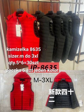 Kamizelki MĘSKA , Size m-3xl,paczka 5szt,1kolor