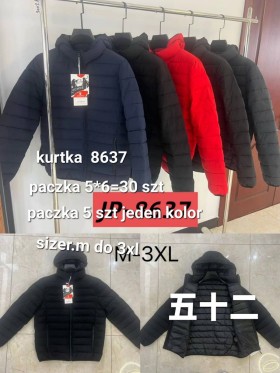 Kurtki MĘSKA , Size m-3xl,paczka 5szt,1kolor