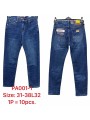 Spodnie JEANSOWE MĘSKA , Size 31-38,paczka 10szt,1kolor